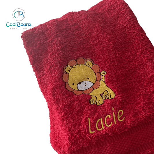 Lion A Towels - Personalised