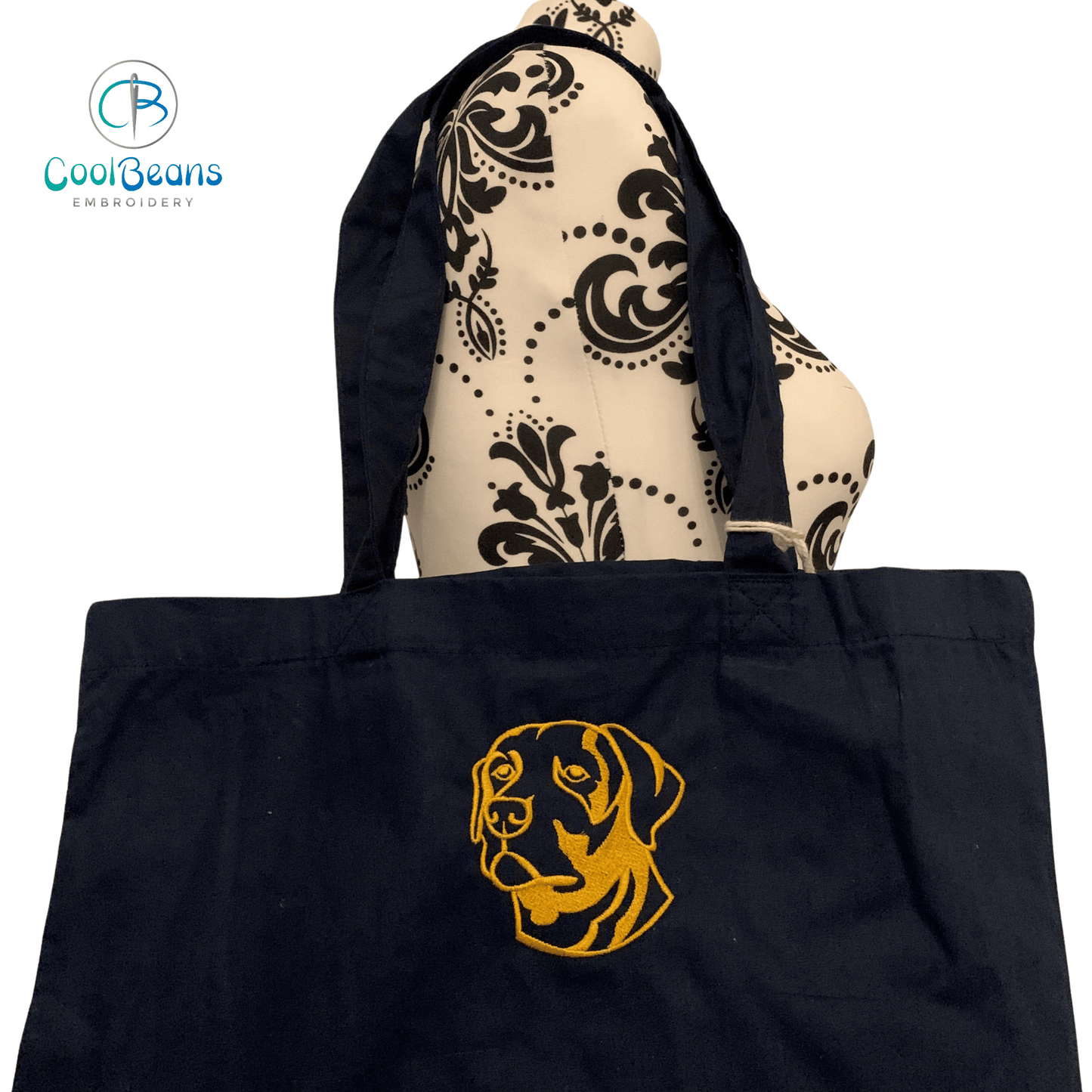 Labrador Dog Tote / Shopper Bag - Personalised