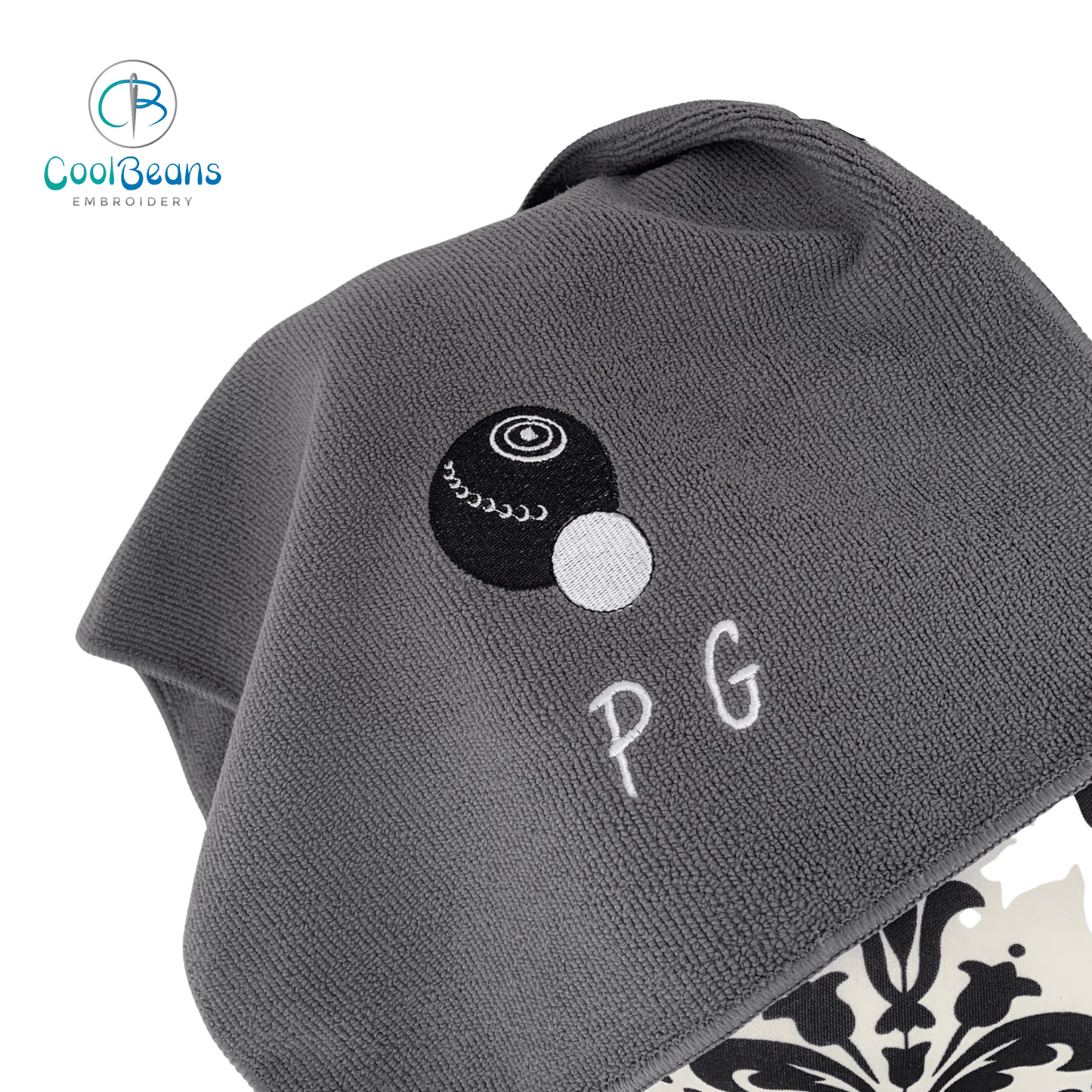 Sports - Lawn Bowls Microfibre Towel - Personalised