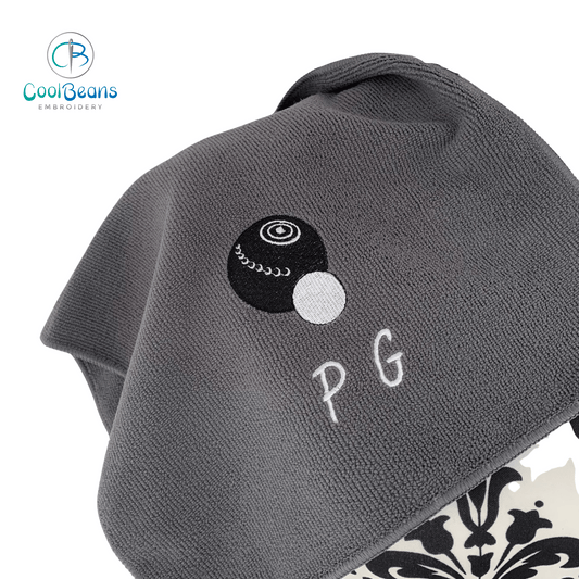 Sports - Lawn Bowls Microfibre Towel - Personalised