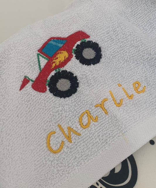 Monster Truck Lunch Bag - Personalised - Cool Beans Embroidery & Personalisation