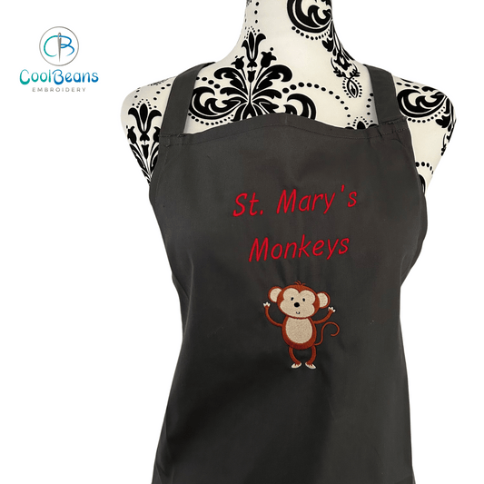 Apron - Monkey - Personalised