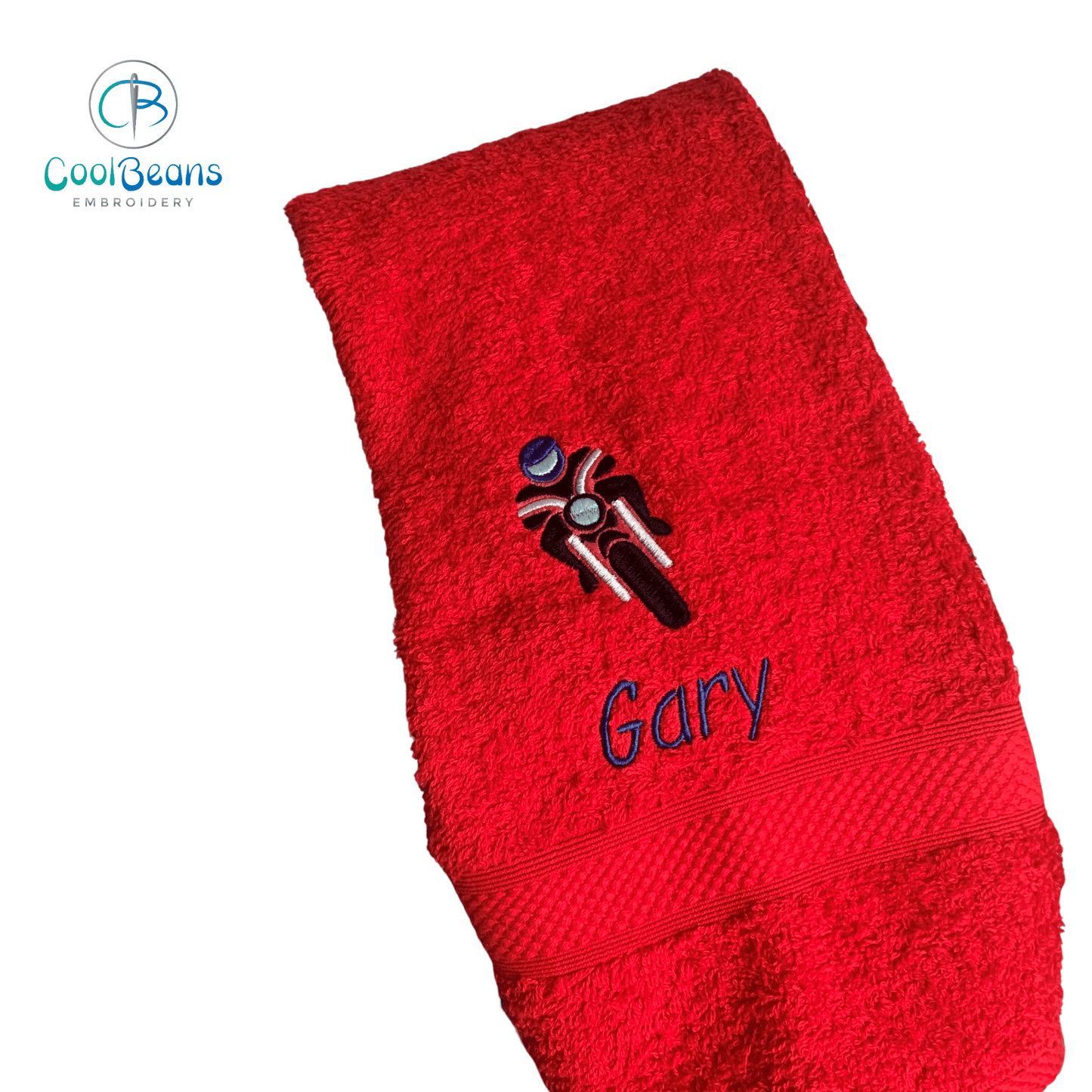 Motorbike Towels - Personalised