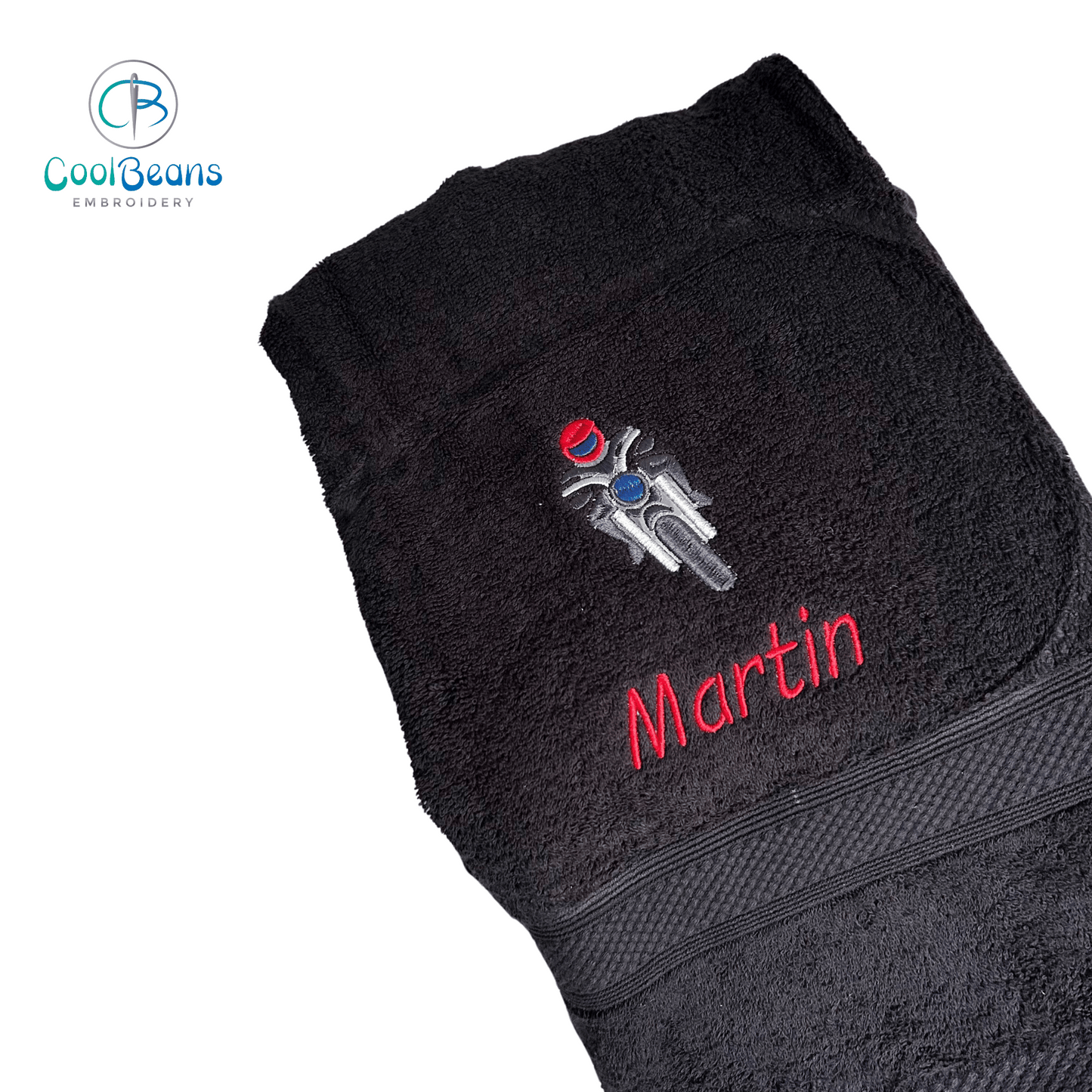 Motorbike Towels - Personalised