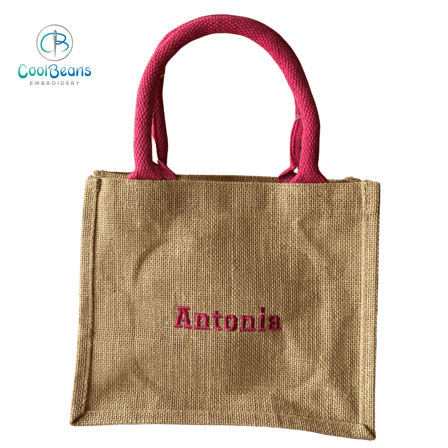Name Jute Gift Bag - Personalised