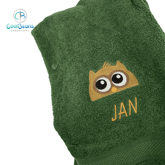 Owl Towels - Personalised