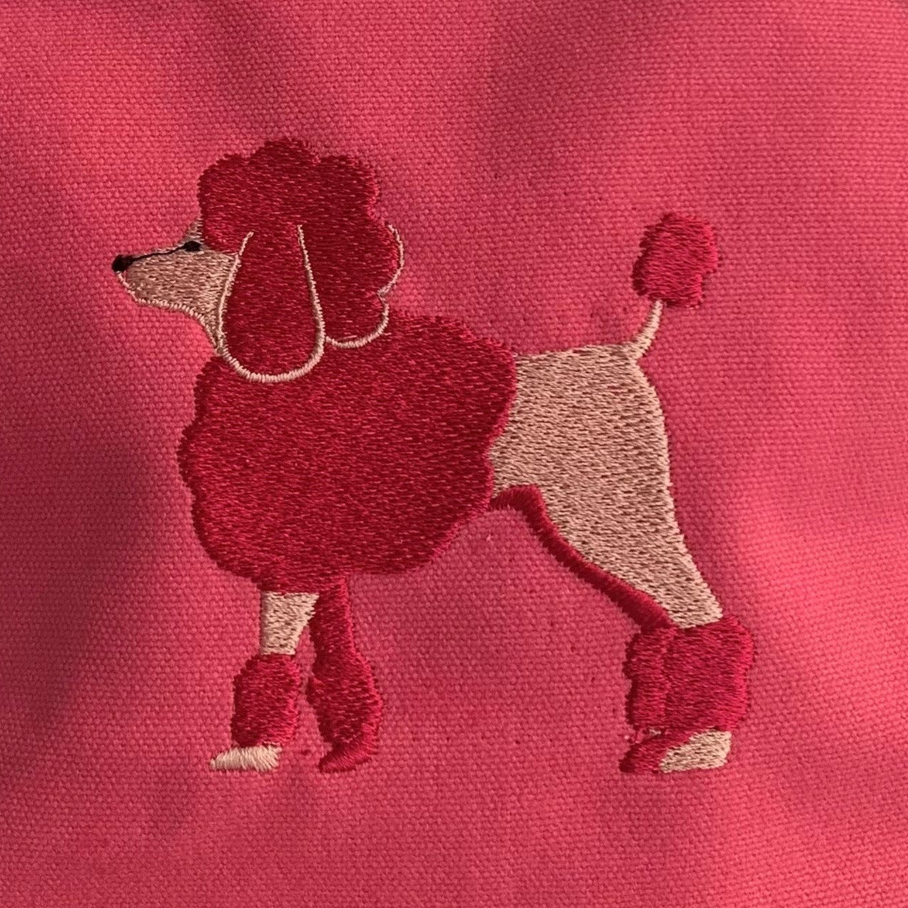 Poodle Dogs Drawstring Gym Bag - Personalised - Cool Beans Embroidery & Personalisation