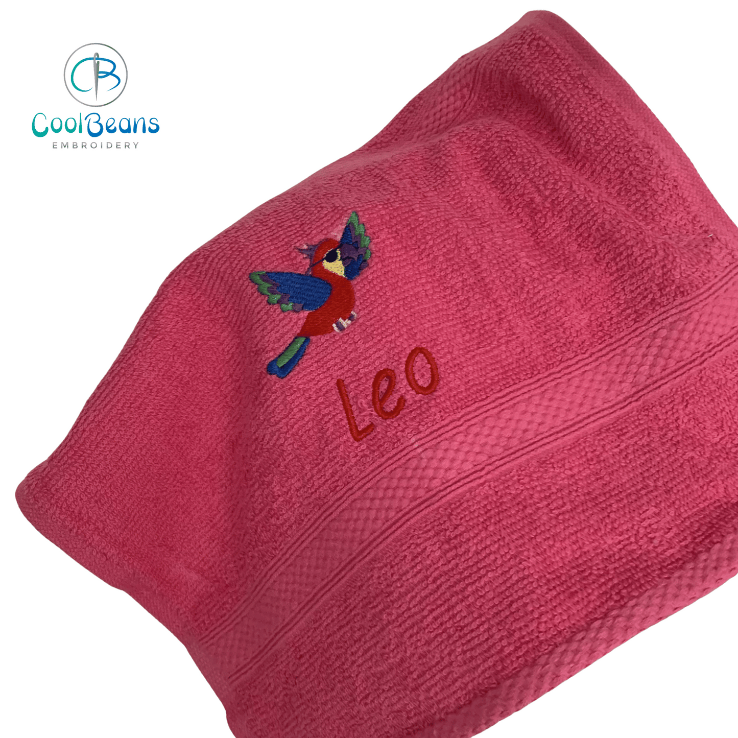 Parrot Pirate Towels - Personalised