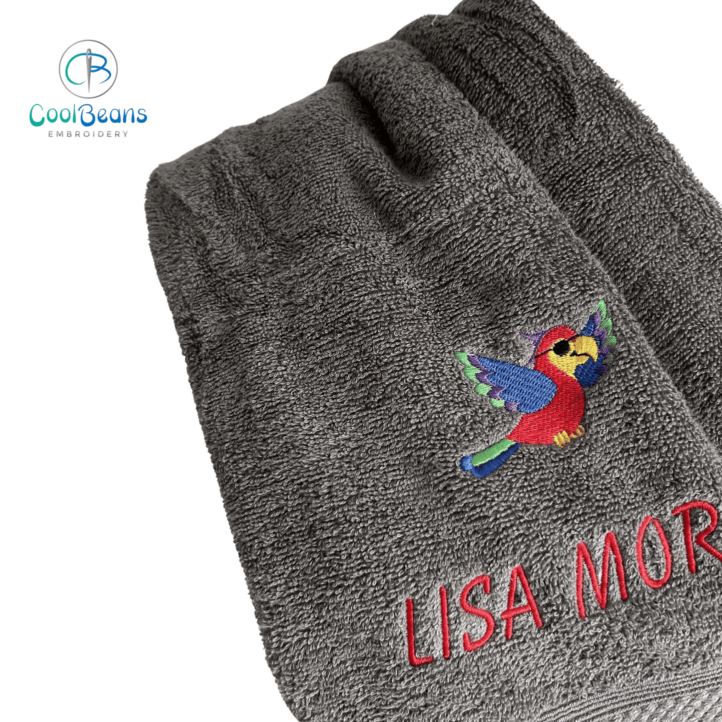 Parrot Pirate Towels - Personalised