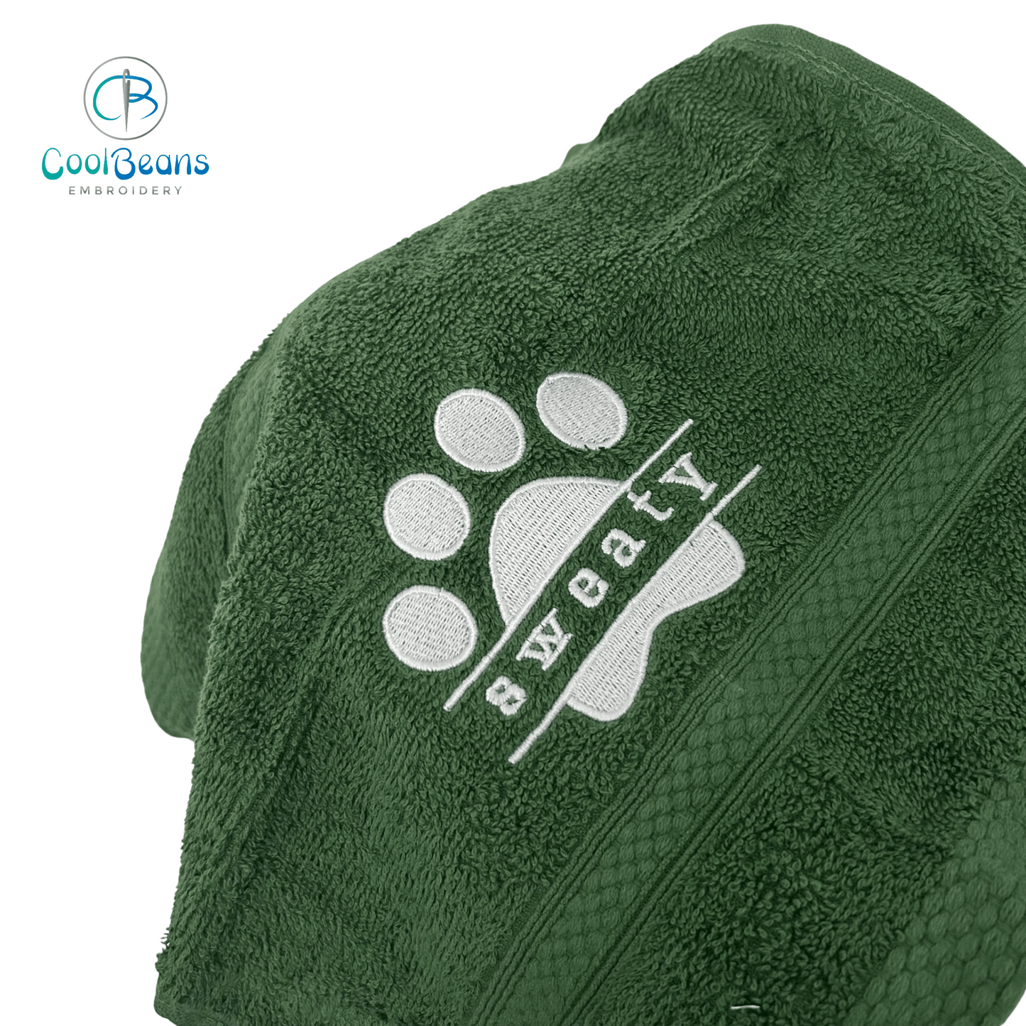 Dog Towels - Name in Paw - Personalised