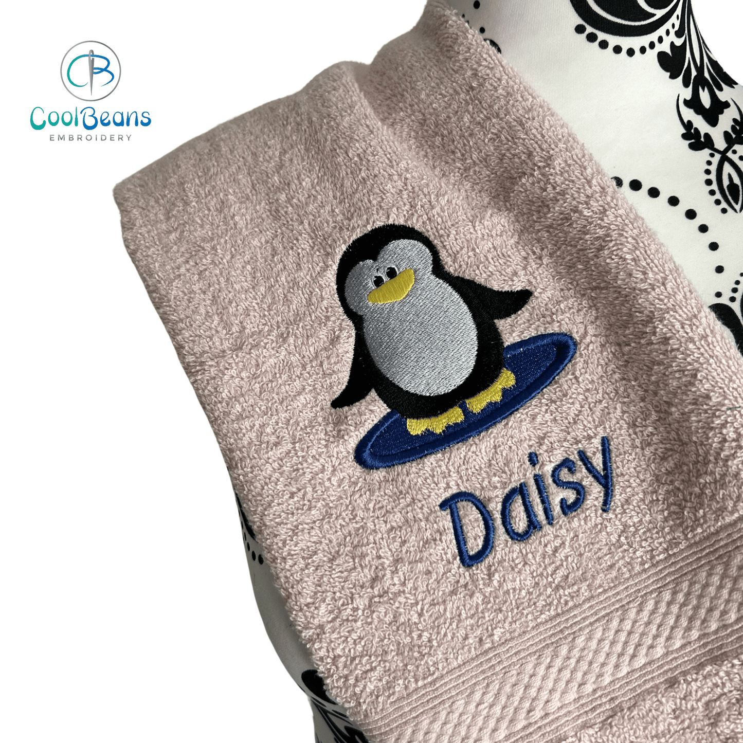 Penguin Puddle Towels - Personalised