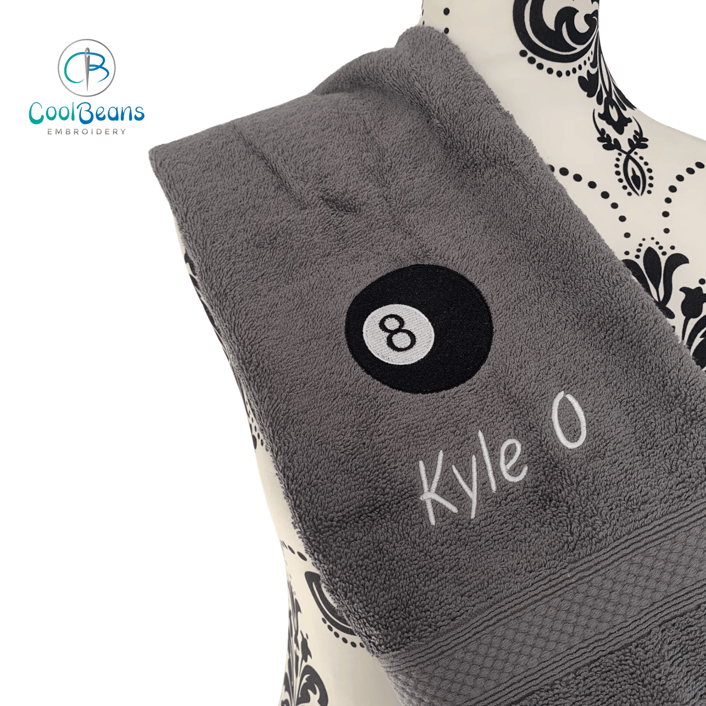 Pool - 8 Ball Towels - Personalised