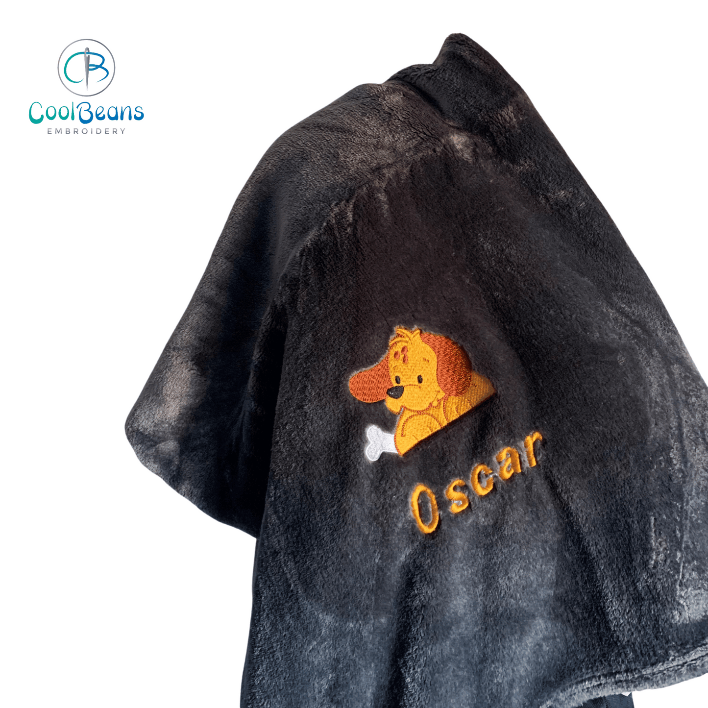 Pet Fleece Blanket - Puppy - Personalised