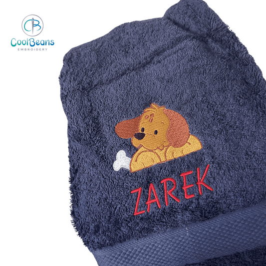 Puppy Dog Towels - Personalised