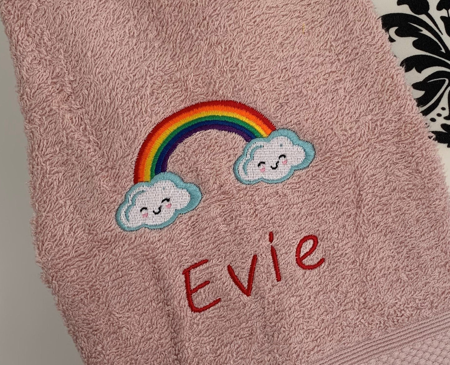 Rainbow Clouds Tote / Shopper Bag - Personalised - Cool Beans Embroidery & Personalisation