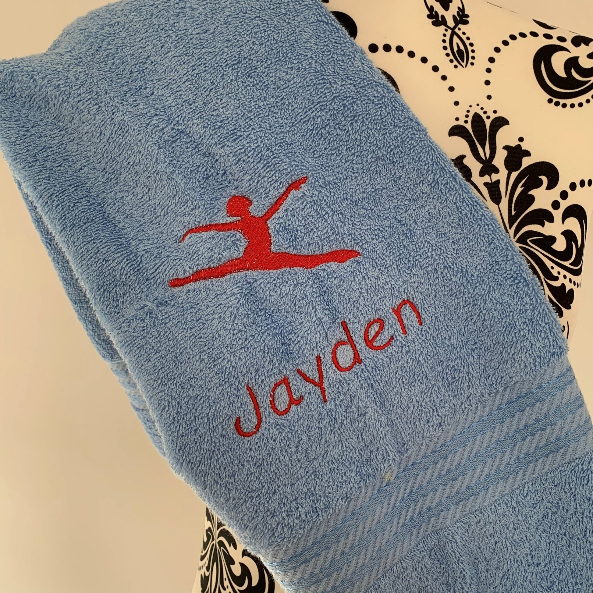 Dance - Dancer Towels - Personalised - Cool Beans Embroidery & Personalisation