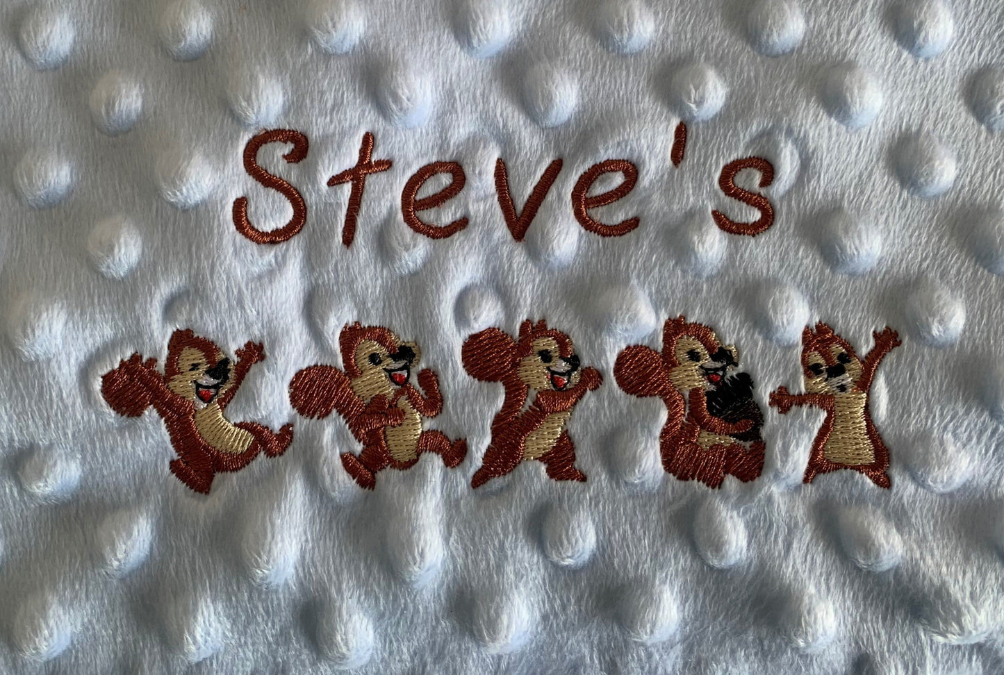 Squirrels Felt Trug - Toy Storage Tub - Personalised - Cool Beans Embroidery & Personalisation