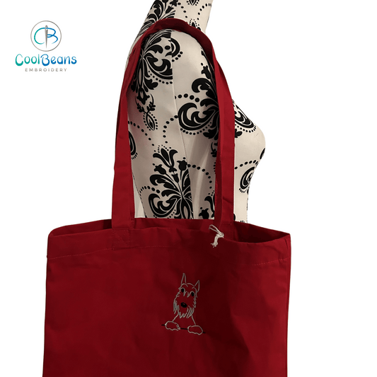Schnauzer Dog Tote / Shopper Bag - Personalised