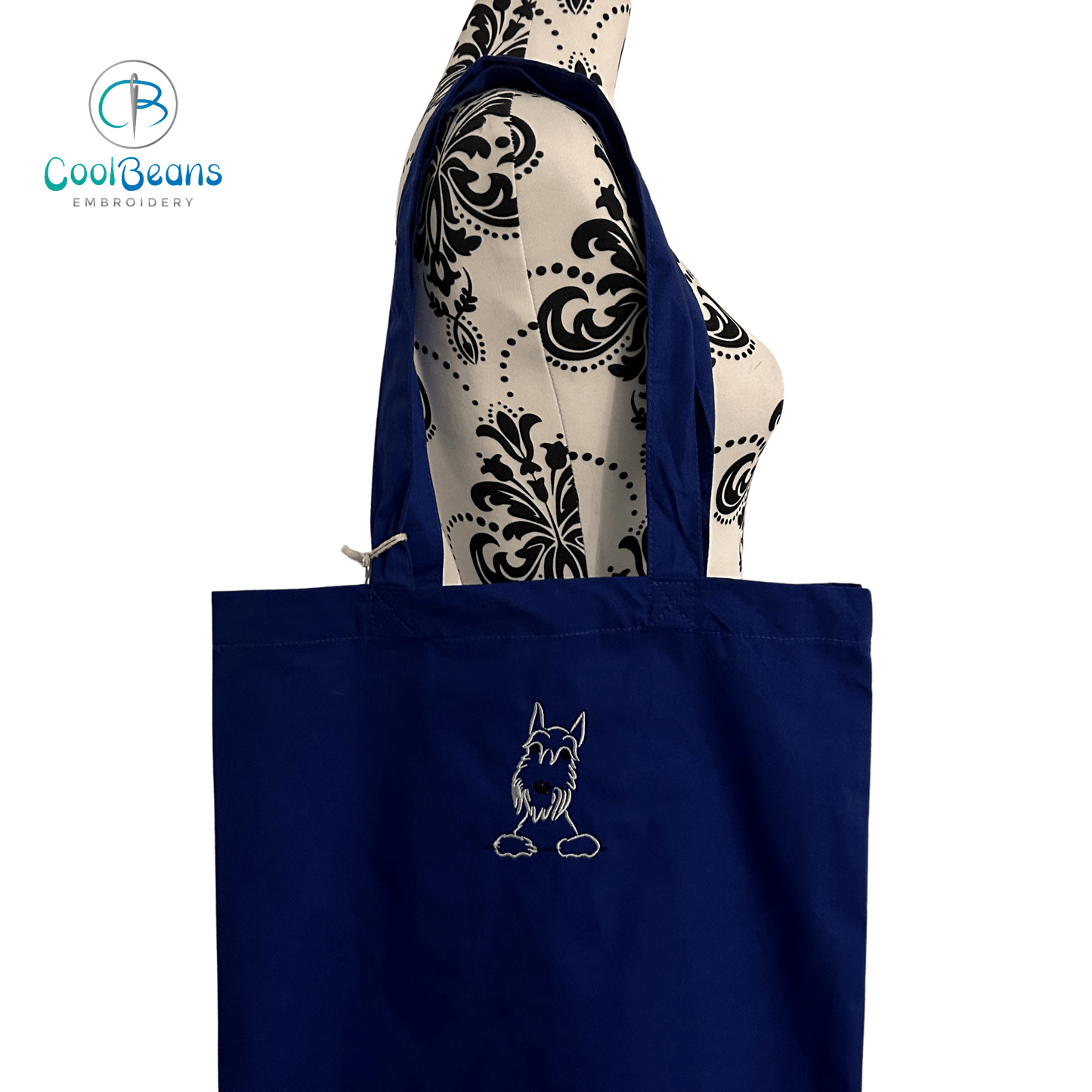 Schnauzer Dog Tote / Shopper Bag - Personalised