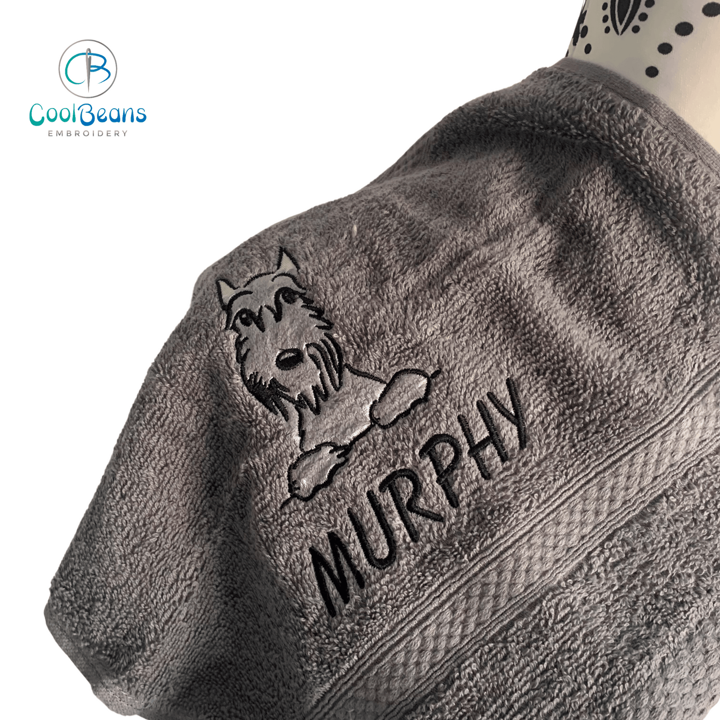 Dog Towels - Schnauzer - Personalised