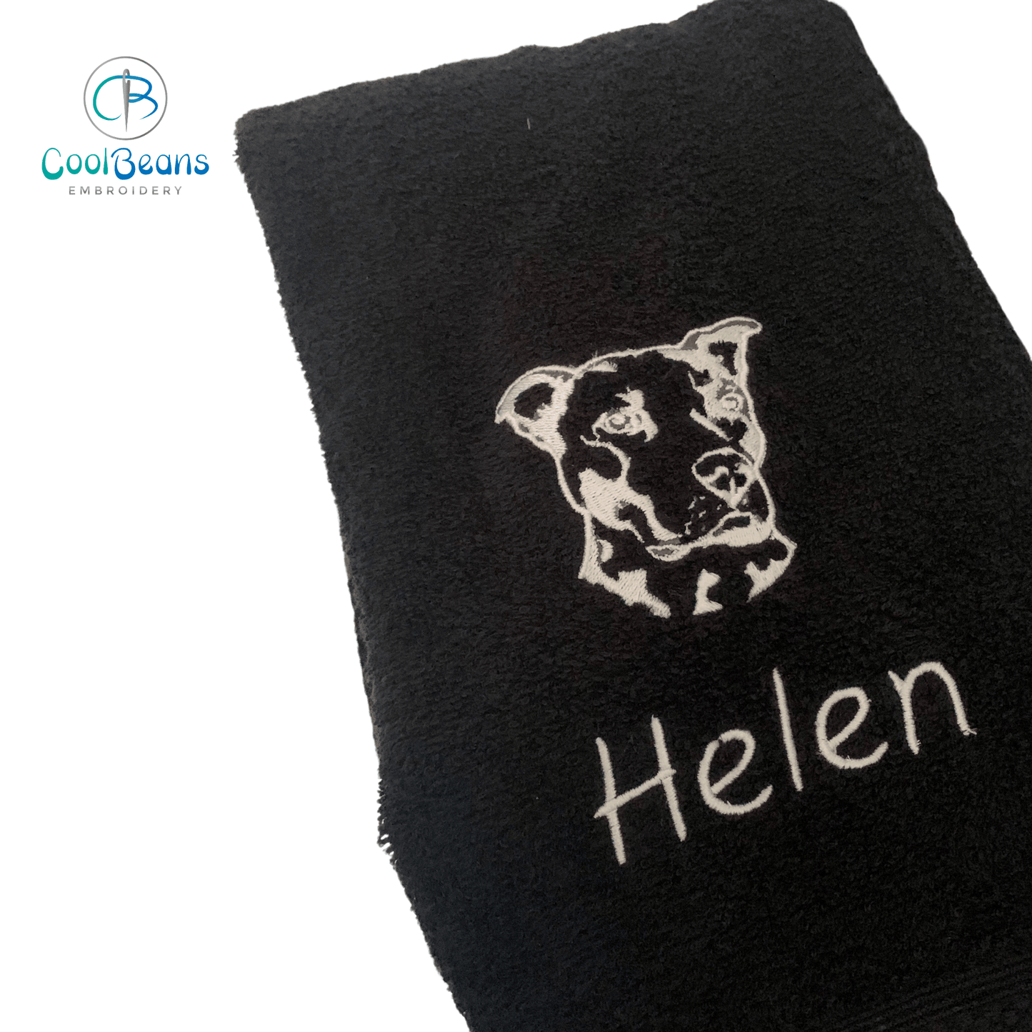 Dog Towels - Staffordshire Bull Terrier - Personalised