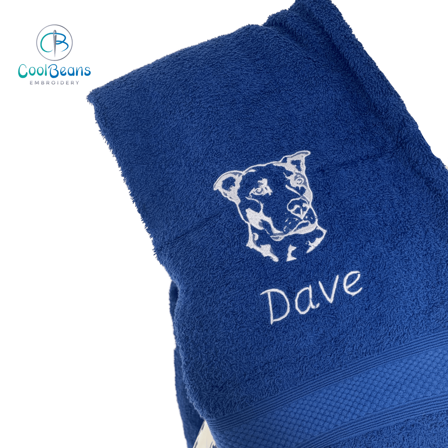 Dog Towels - Staffordshire Bull Terrier - Personalised