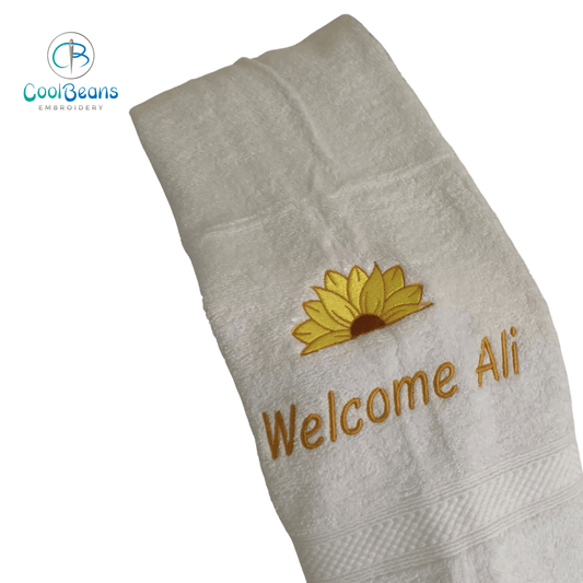 Sunflower Towels - Personalised