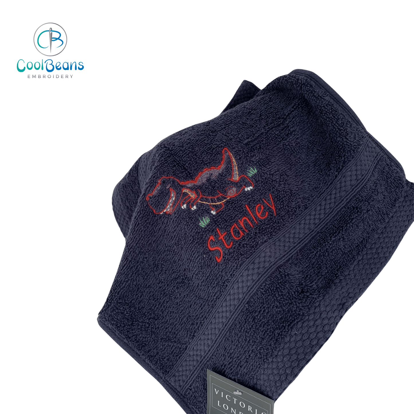 T-Rex Dinosaur Towels - Personalised