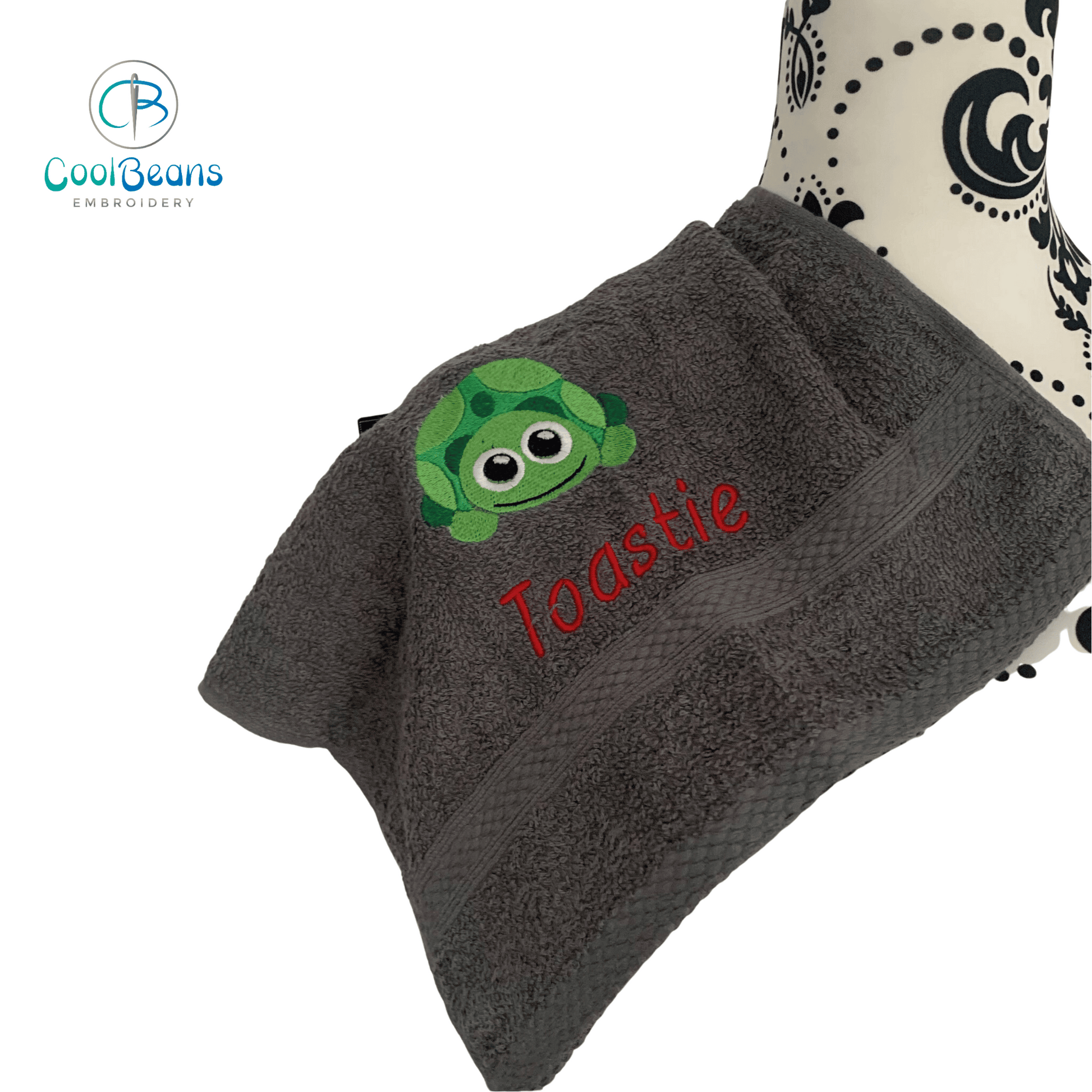 Tortoise A Towel - Personalised - Cool Beans Embroidery & Personalisation