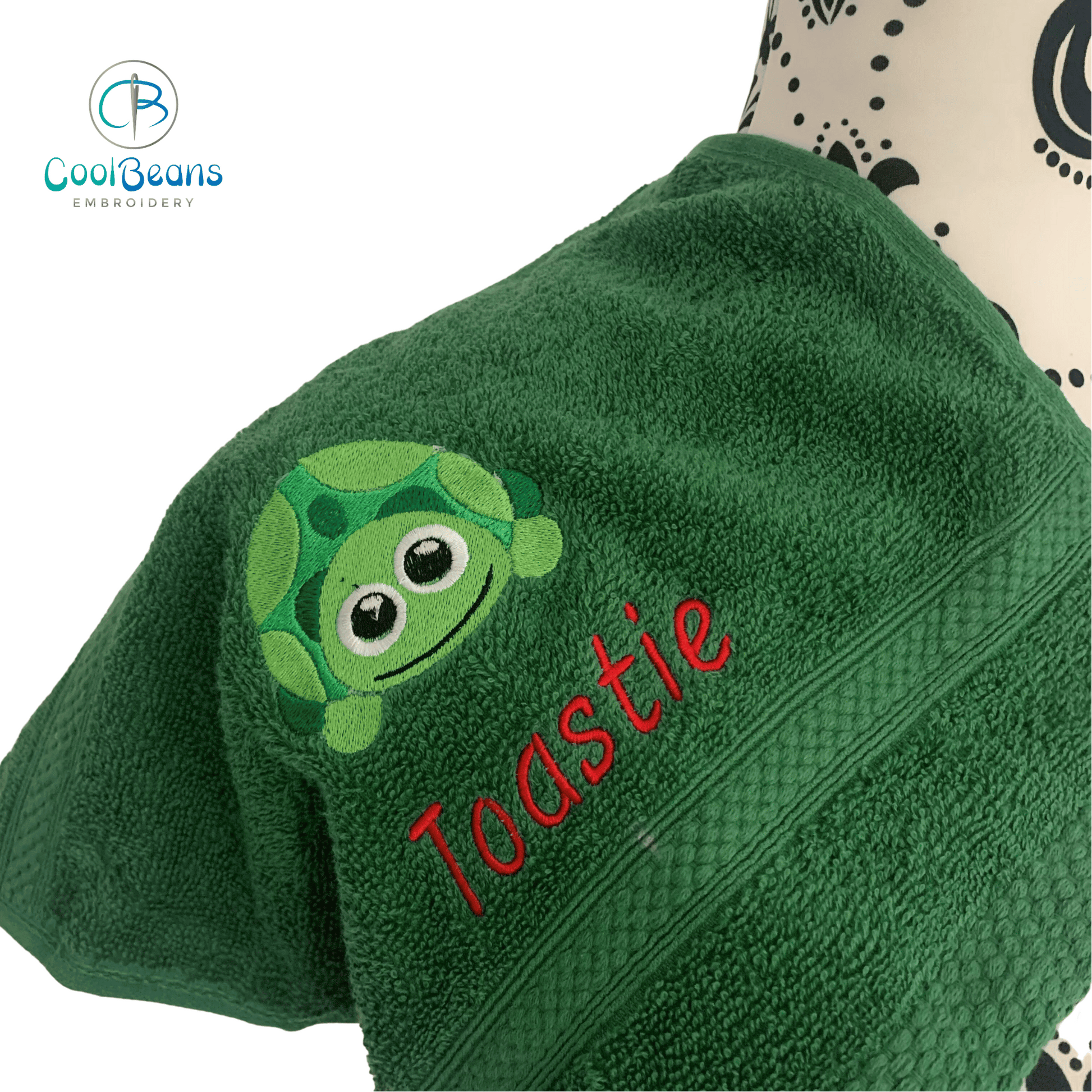 Tortoise A Towel - Personalised - Cool Beans Embroidery & Personalisation