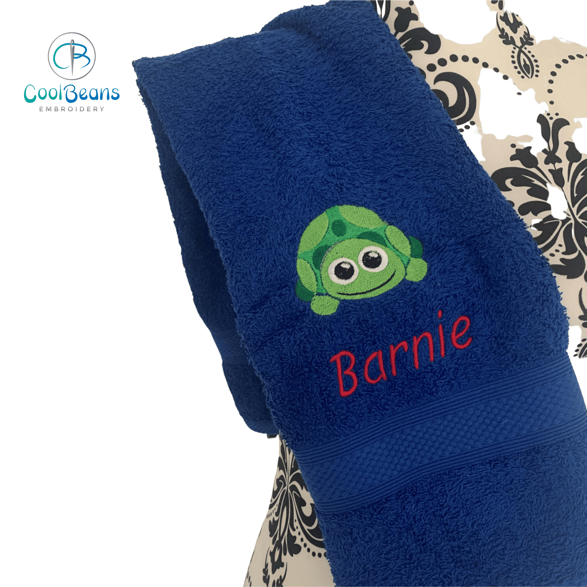 Tortoise A Towel - Personalised - Cool Beans Embroidery & Personalisation