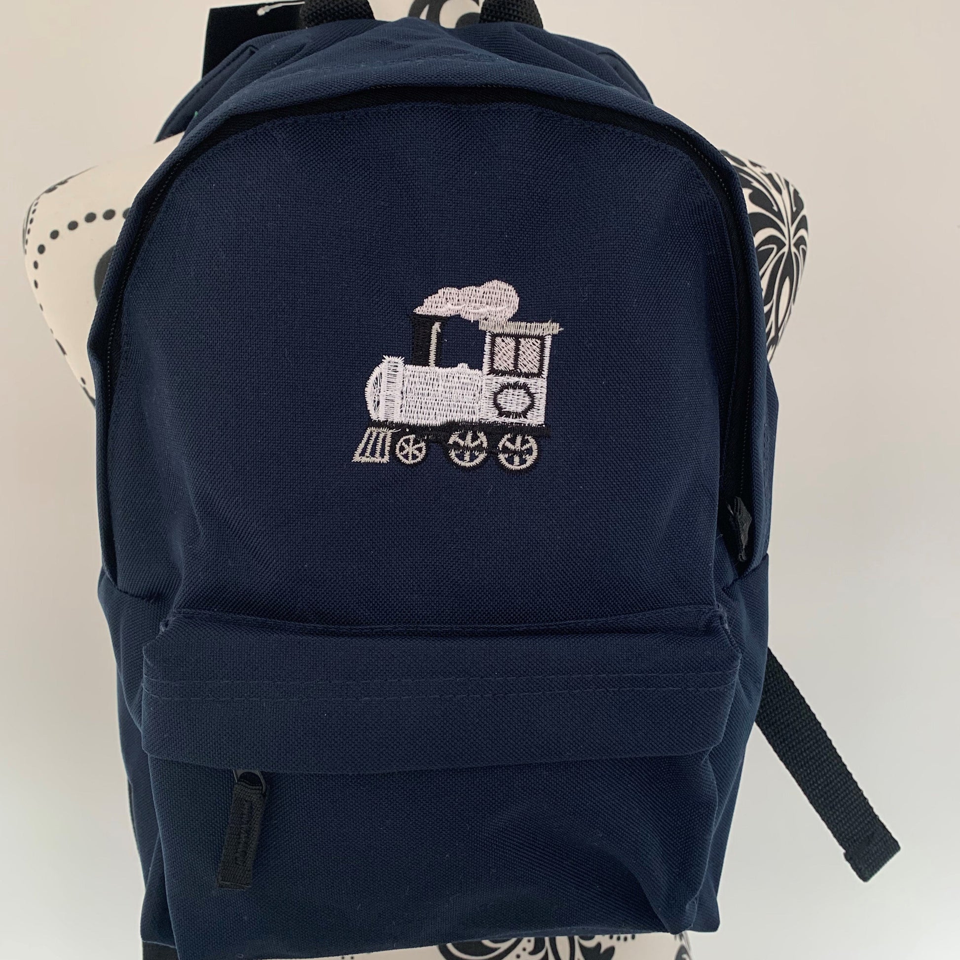 Train Rucksack - Personalised - Navy