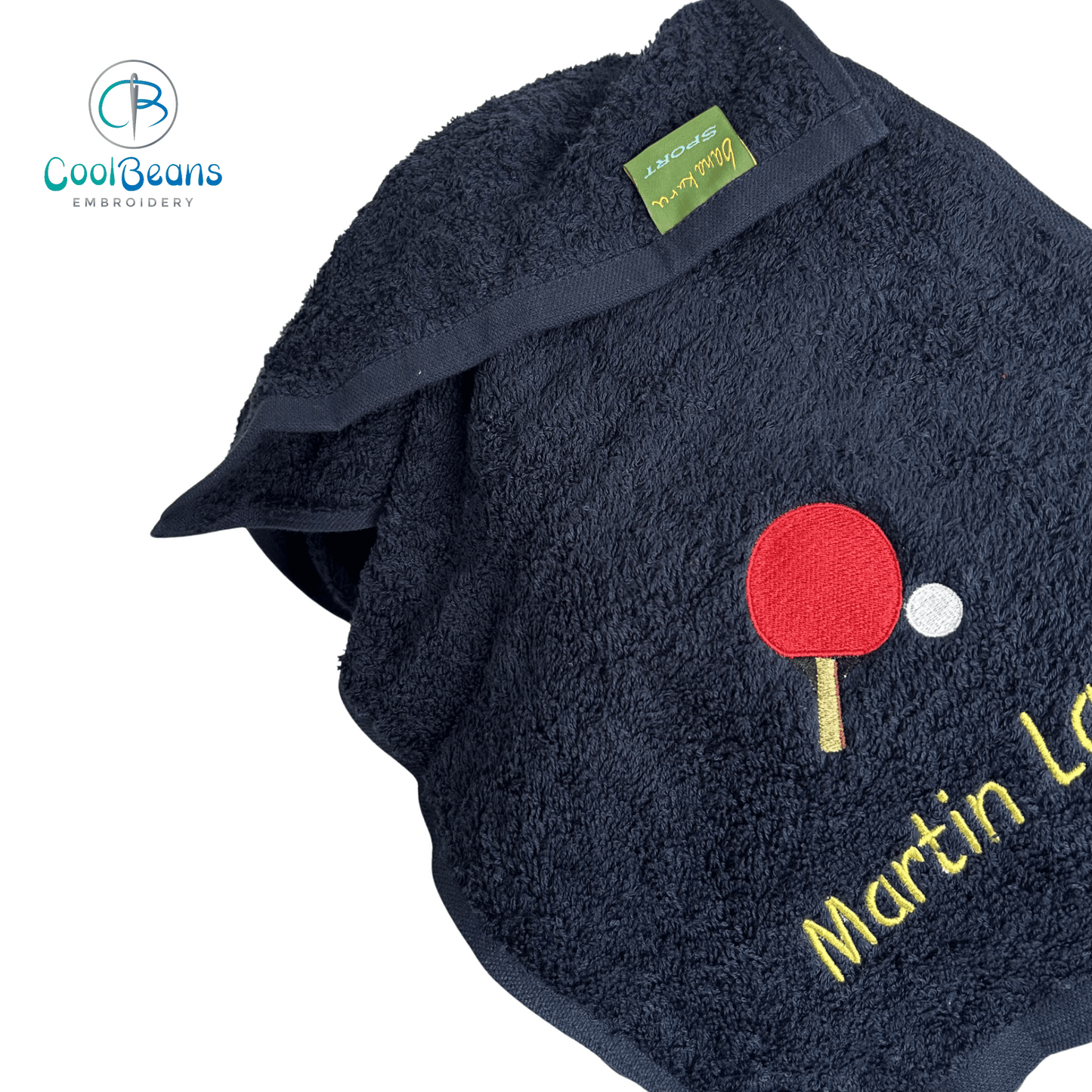 Table Tennis Gym Towels - Personalised