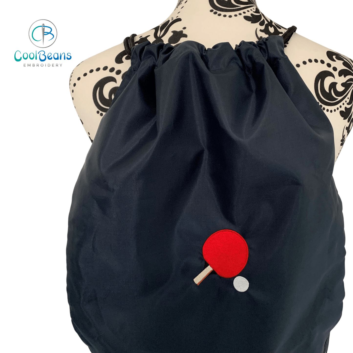 Table Tennis Drawstring Gym Bag - Personalised