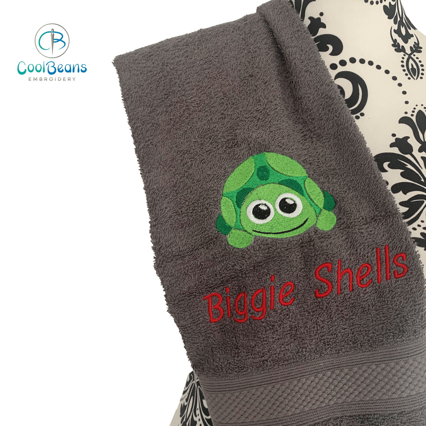 Tortoise A Towel - Personalised - Cool Beans Embroidery & Personalisation