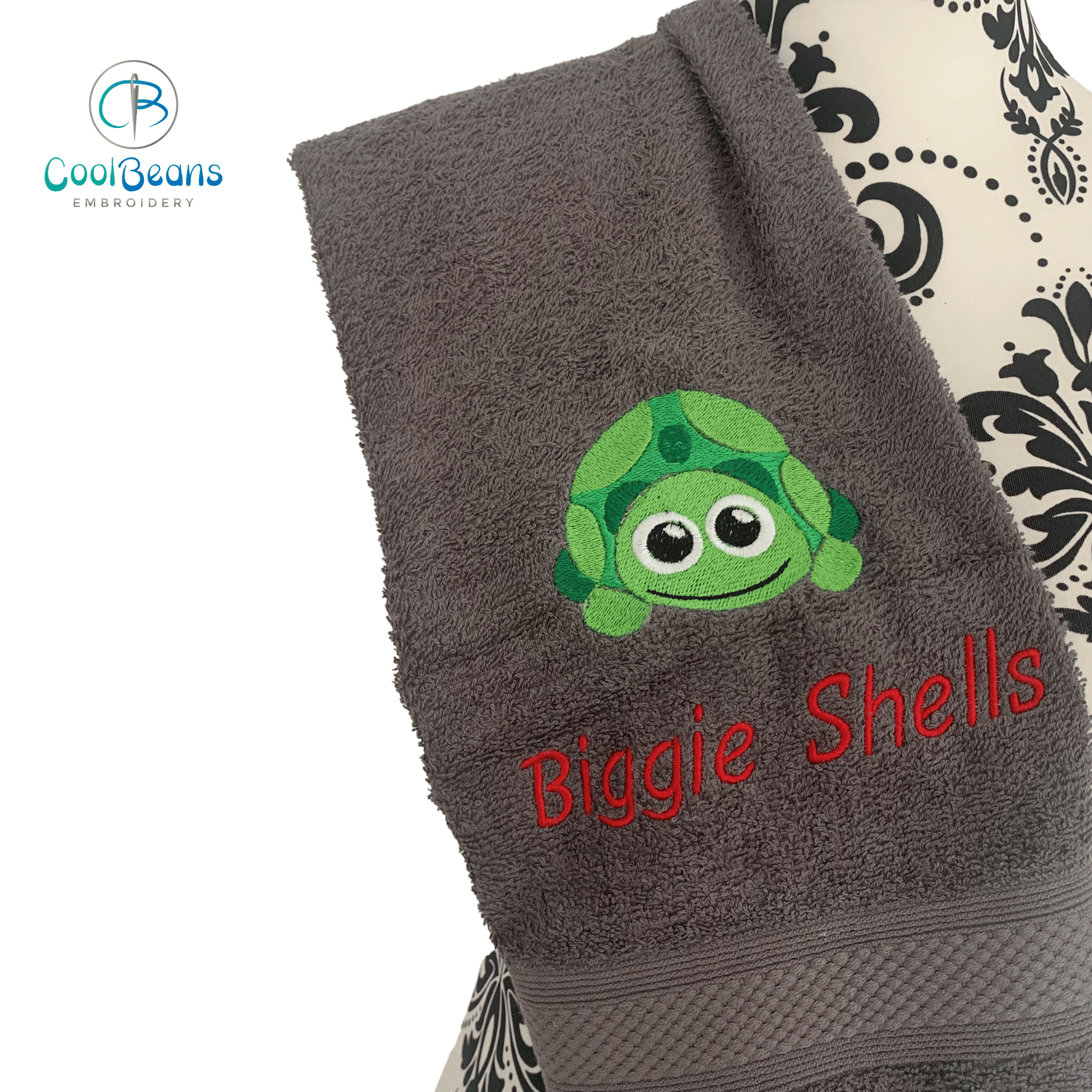 Tortoise A Towel - Personalised - Cool Beans Embroidery & Personalisation
