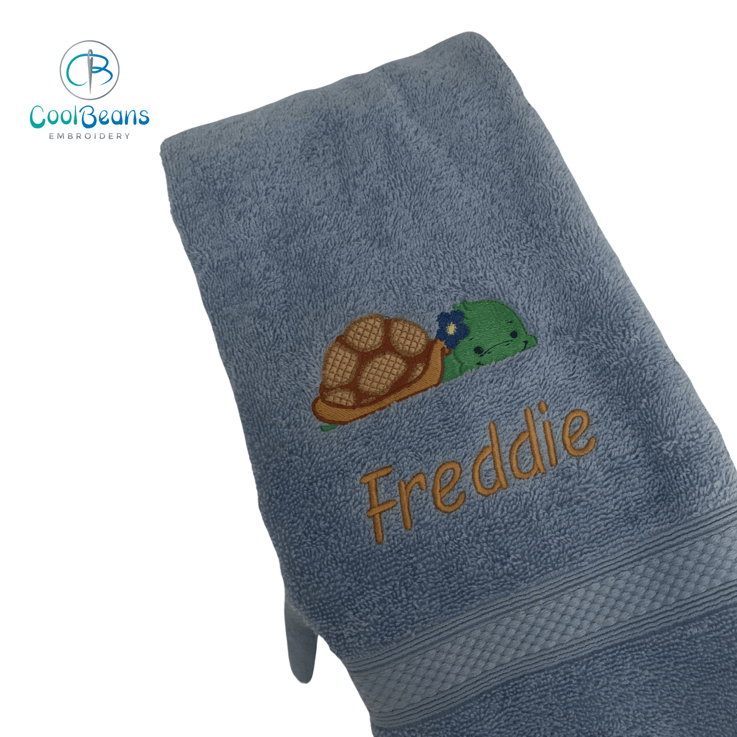 Tortoise B Towel - Personalised
