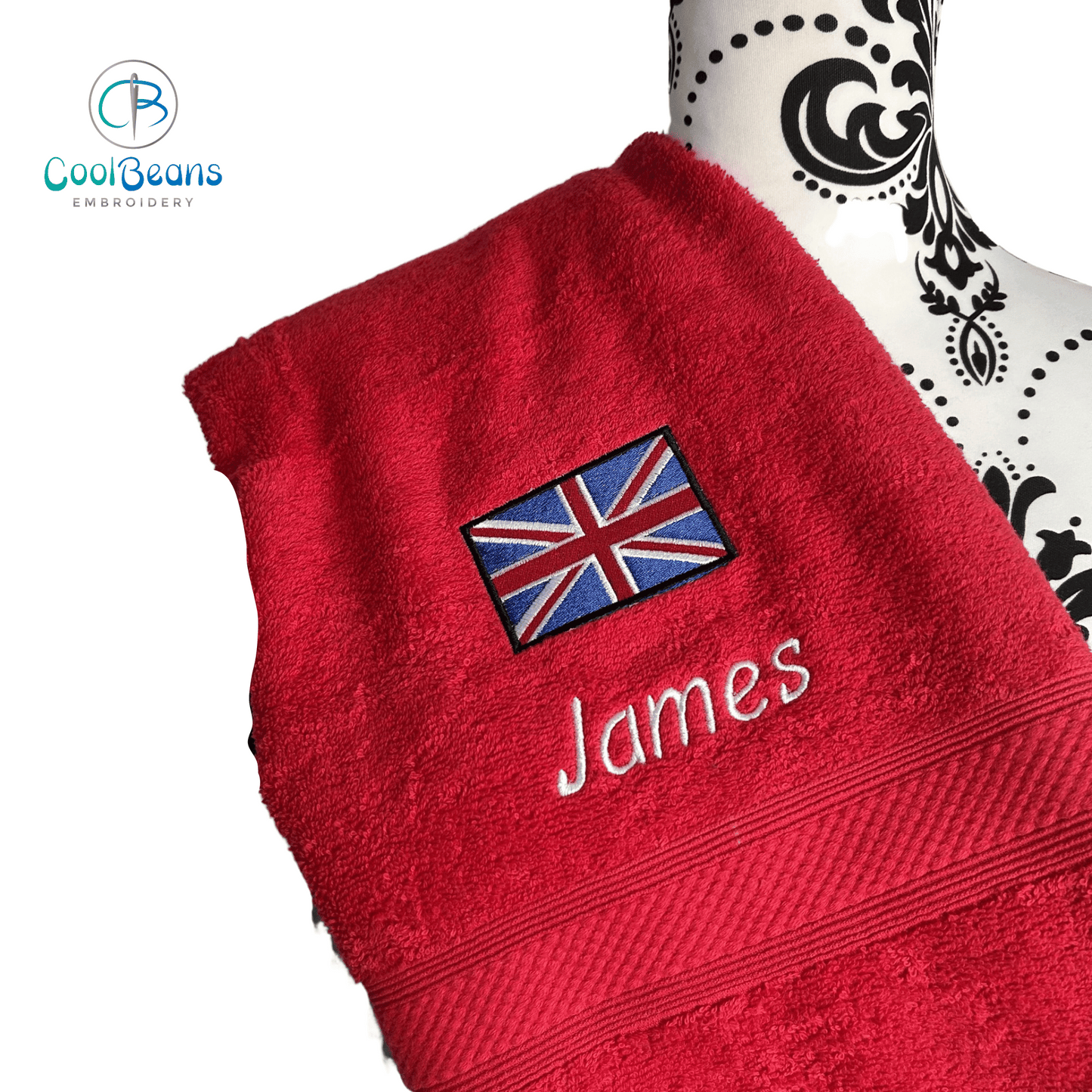 Union Jack Flag Towels - Personalised
