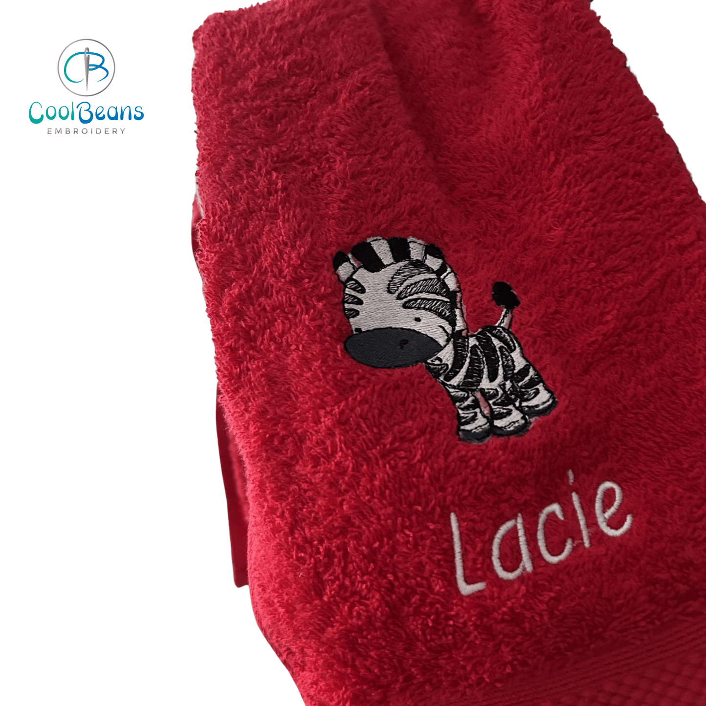 Zebra A Towels - Personalised