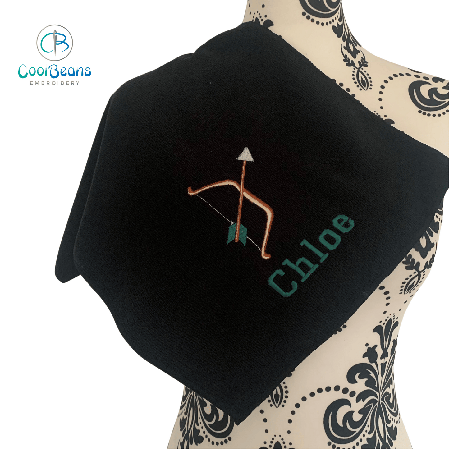 Sports - Archery Microfibre Towel - Personalised - Cool Beans Embroidery & Personalisation