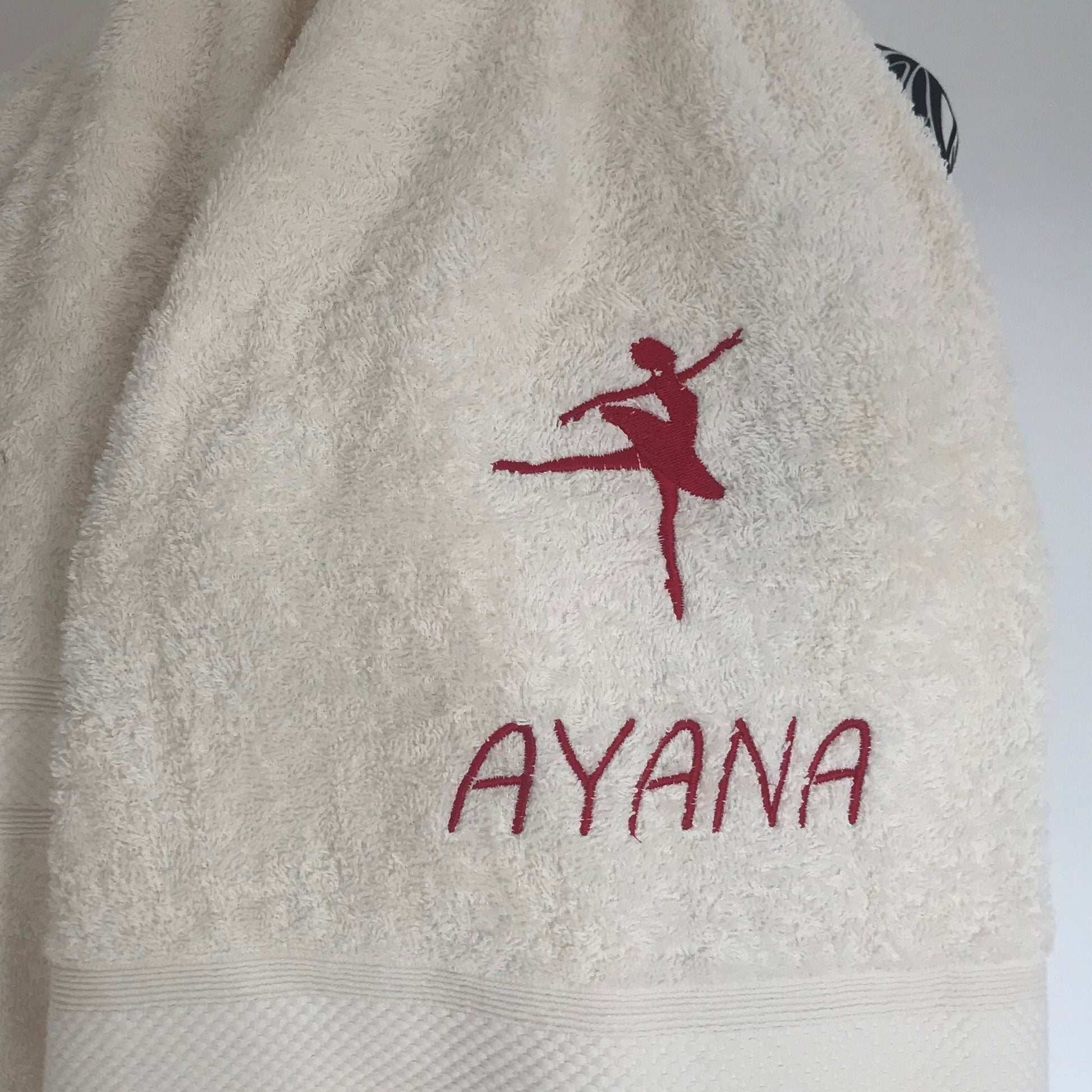 Dance - Ballet Towels - Personalised - Cool Beans Embroidery & Personalisation