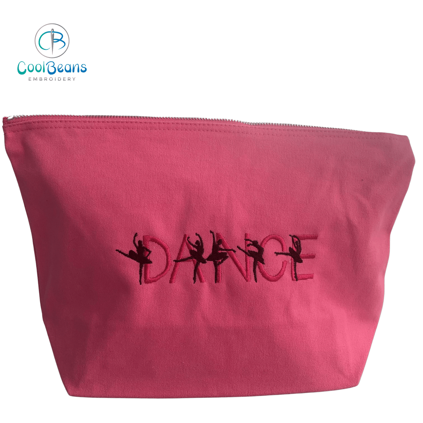Dance - Make Up / Accessory Bag - Personalised - Cool Beans Embroidery & Personalisation