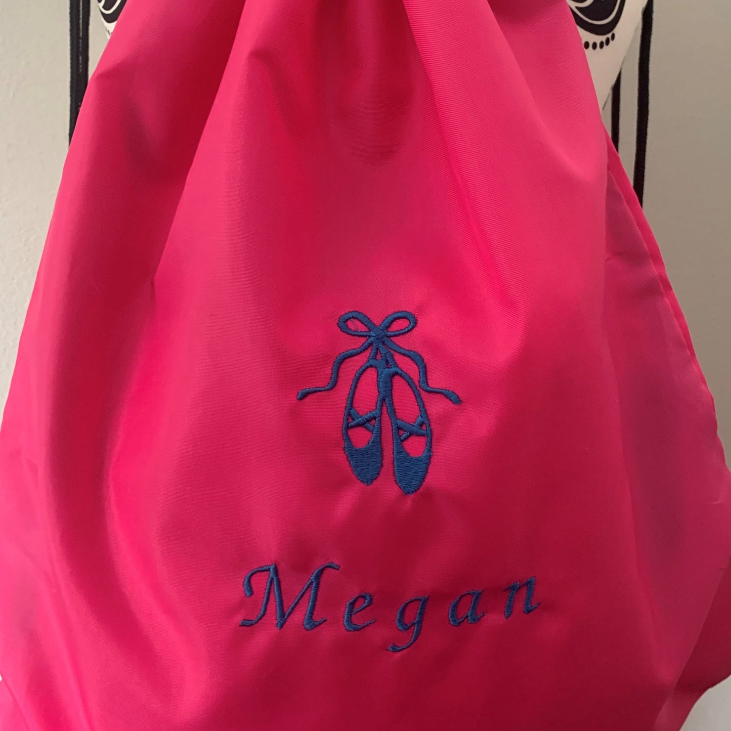 Dance - Ballet Shoes Drawstring Gym Bag - Personalised - Cool Beans Embroidery & Personalisation
