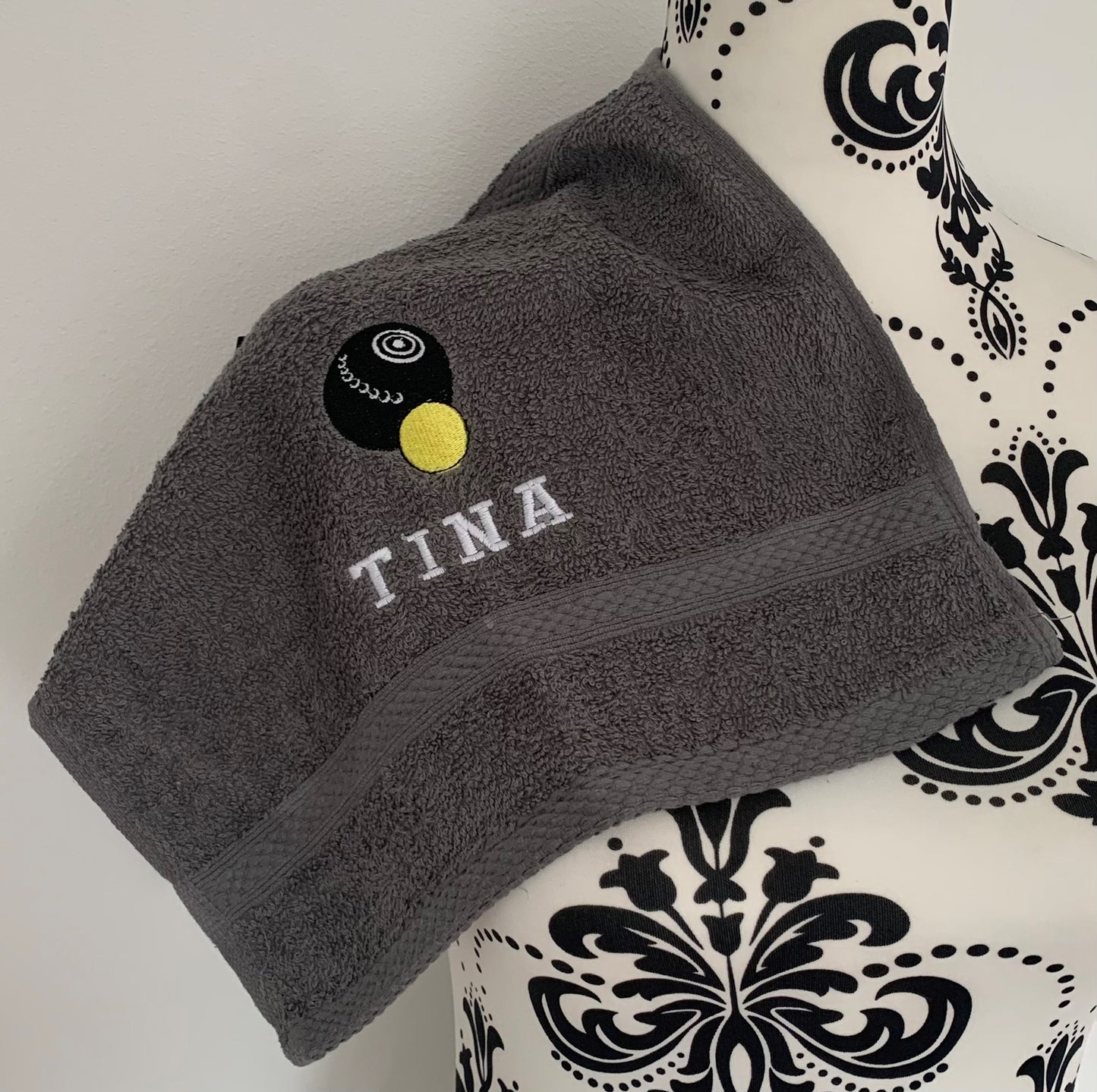 Bowls - Lawn Bowls Towels - Personalised - Cool Beans Embroidery & Personalisation