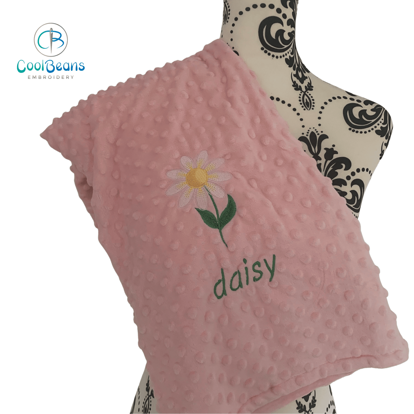 Daisy - Baby Bubble Blanket - Personalised - Cool Beans Embroidery & Personalisation