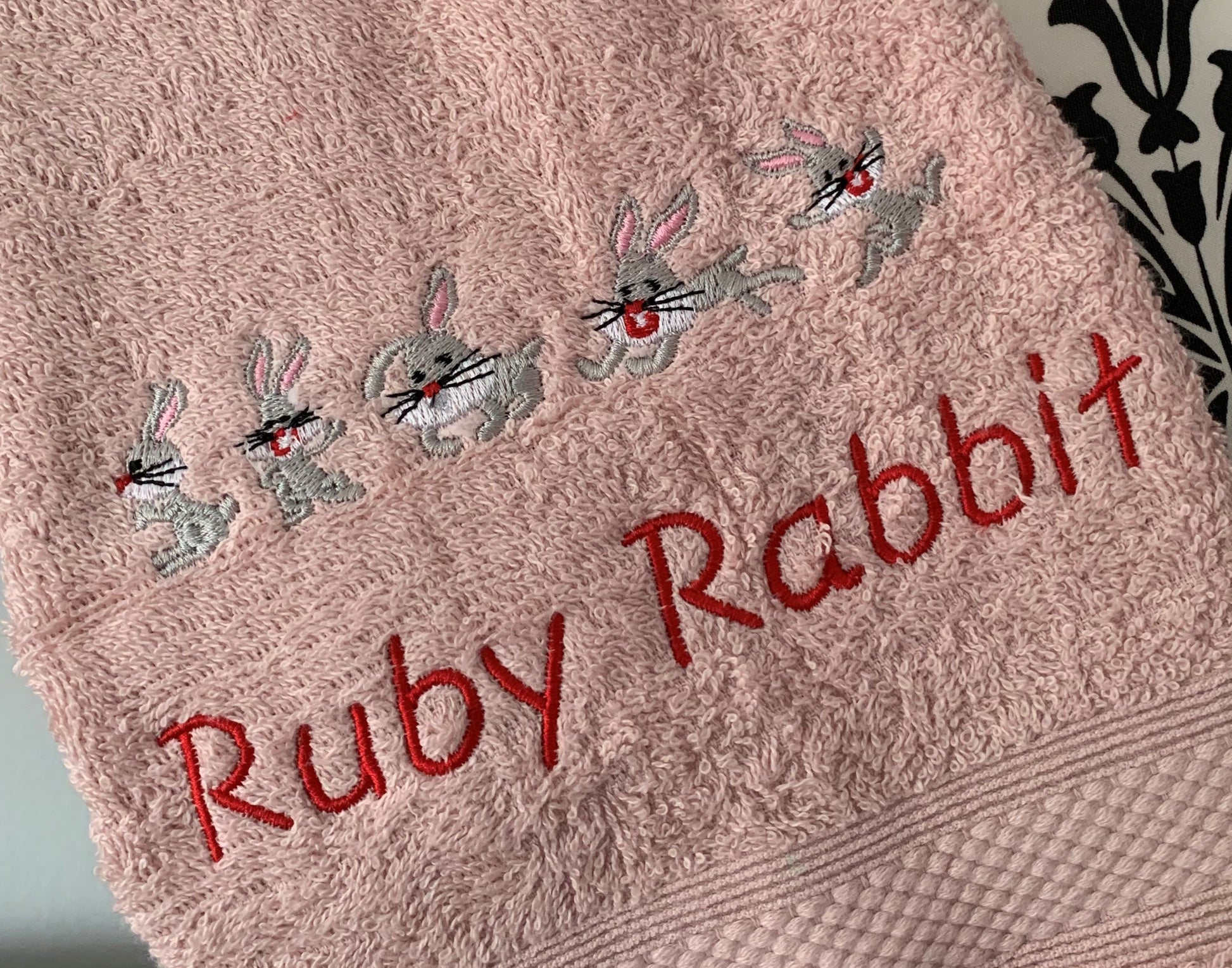 Bunny Rabbits Tote / Shopper Bag - Personalised - Cool Beans Embroidery & Personalisation