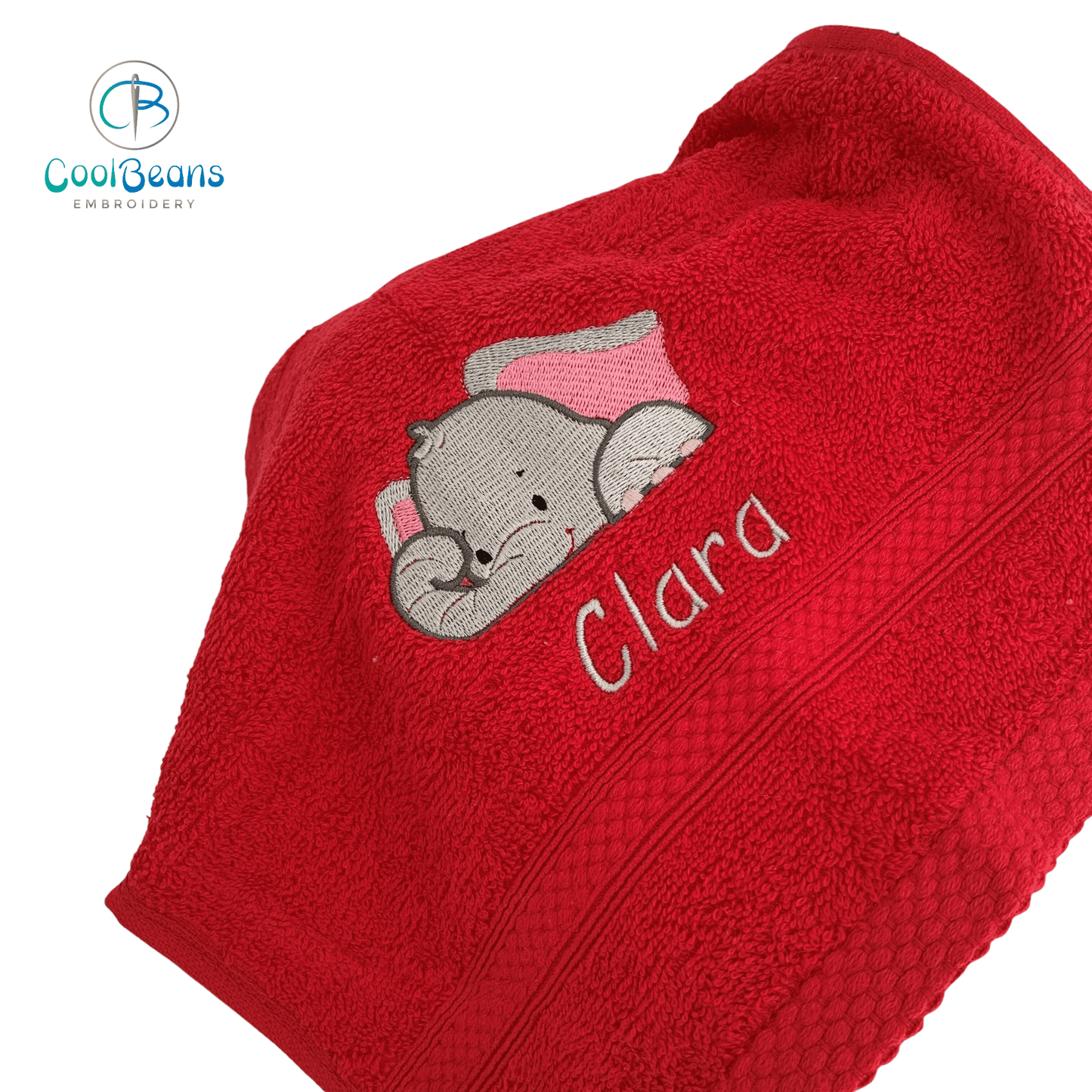 Elephant Towels - Personalised - Cool Beans Embroidery & Personalisation