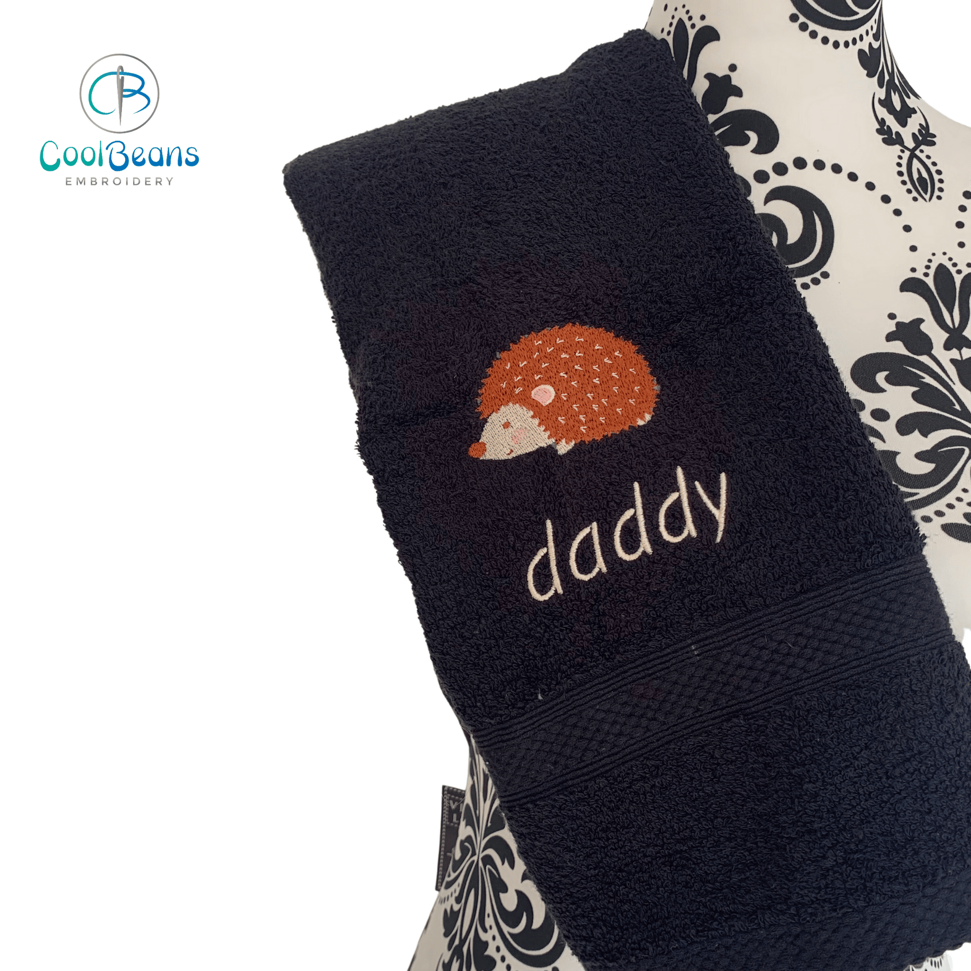 Hedgehog Towels - Personalised - Cool Beans Embroidery & Personalisation