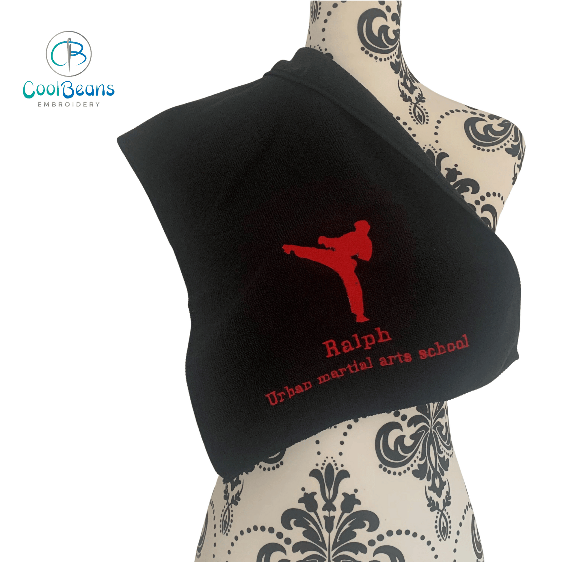 Sports - Karate Microfibre Towel - Personalised - Cool Beans Embroidery & Personalisation