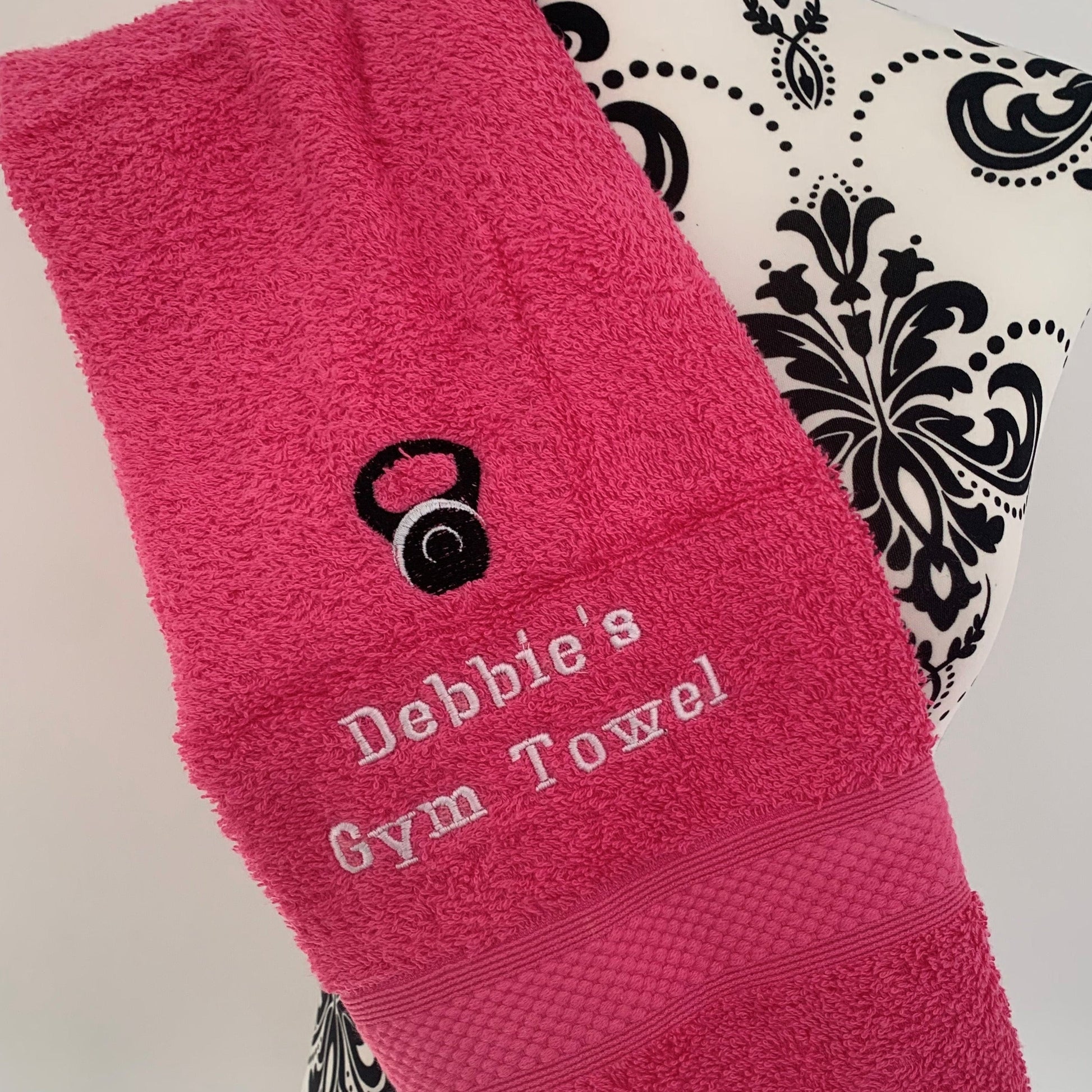 Gym - Kettlebell Towels - Personalised - Cool Beans Embroidery & Personalisation